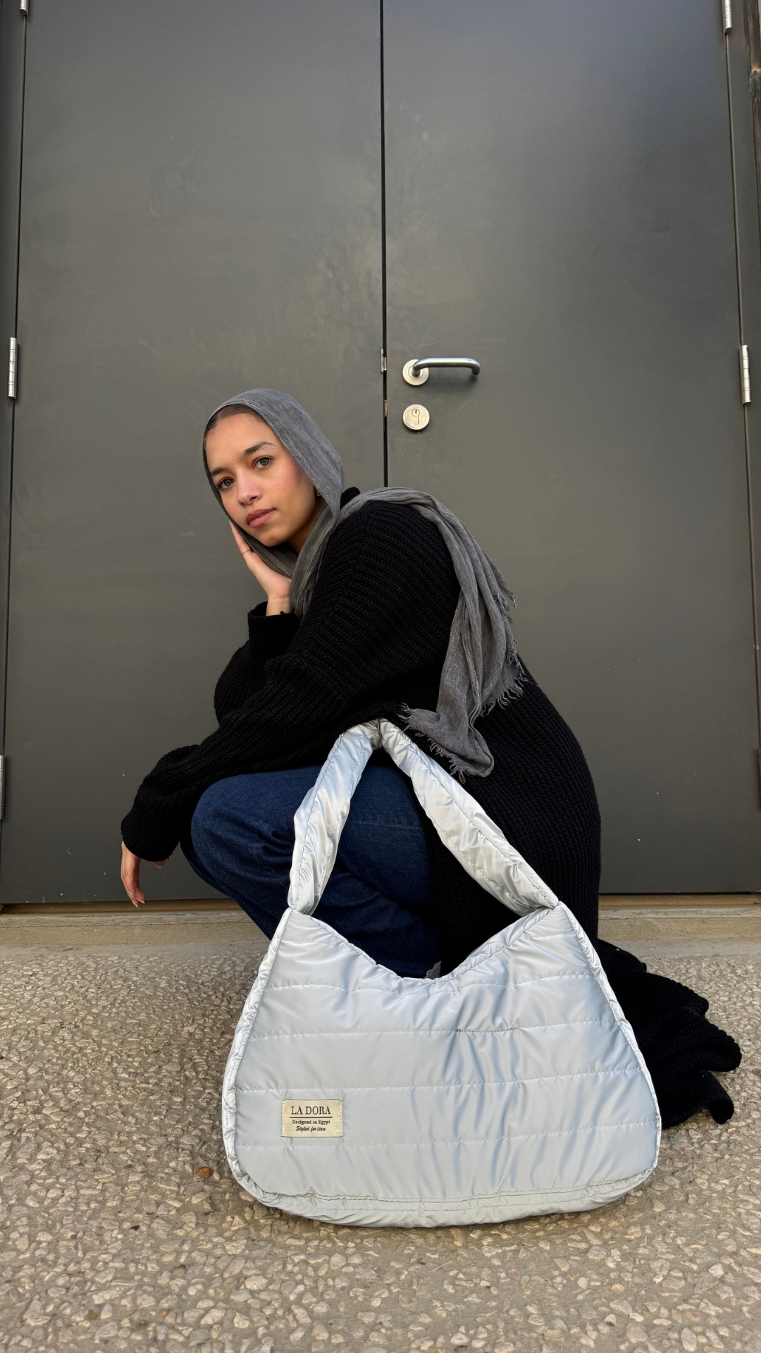 Carry on Bag - light grey