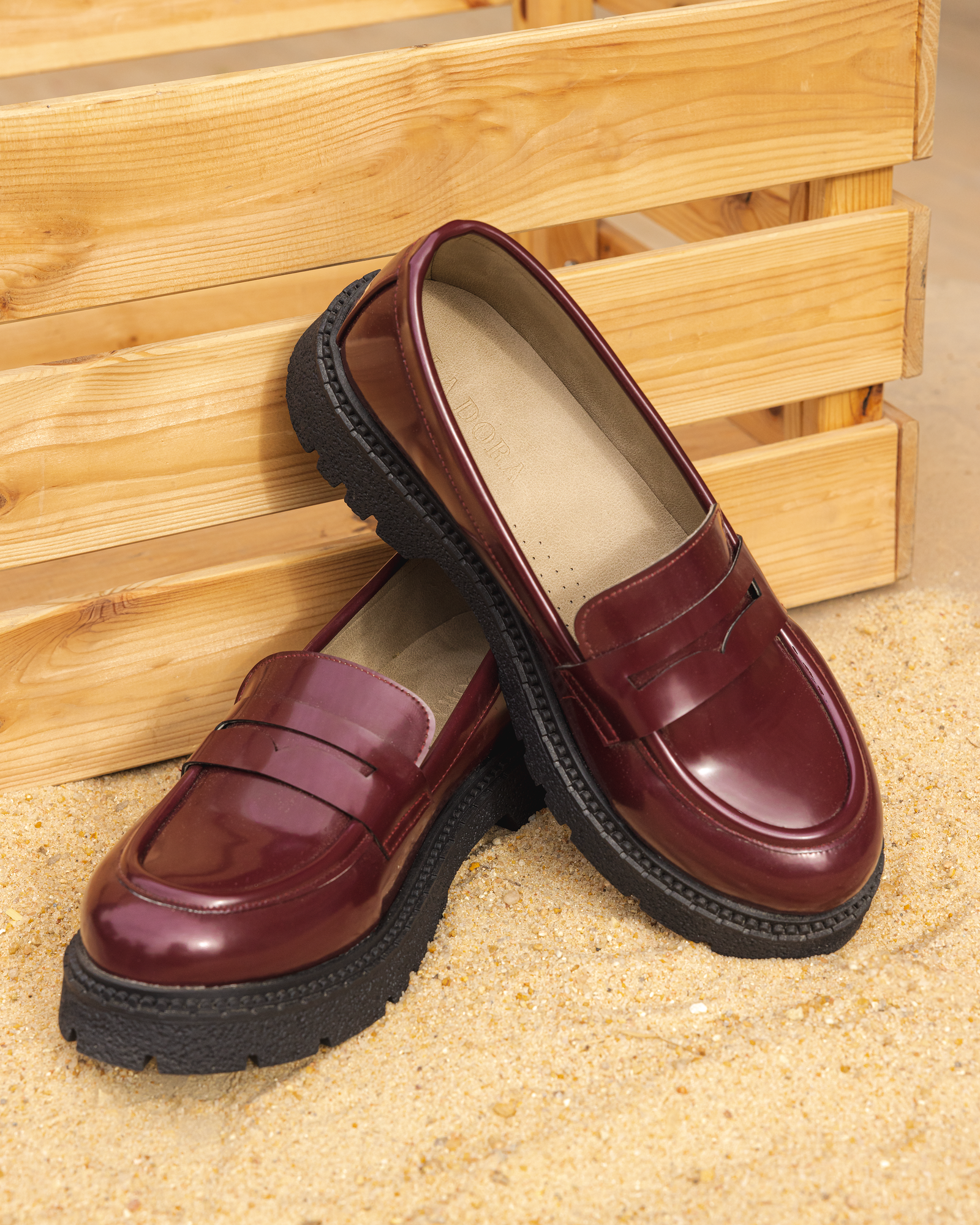 Downtown dream loafers - burgundy