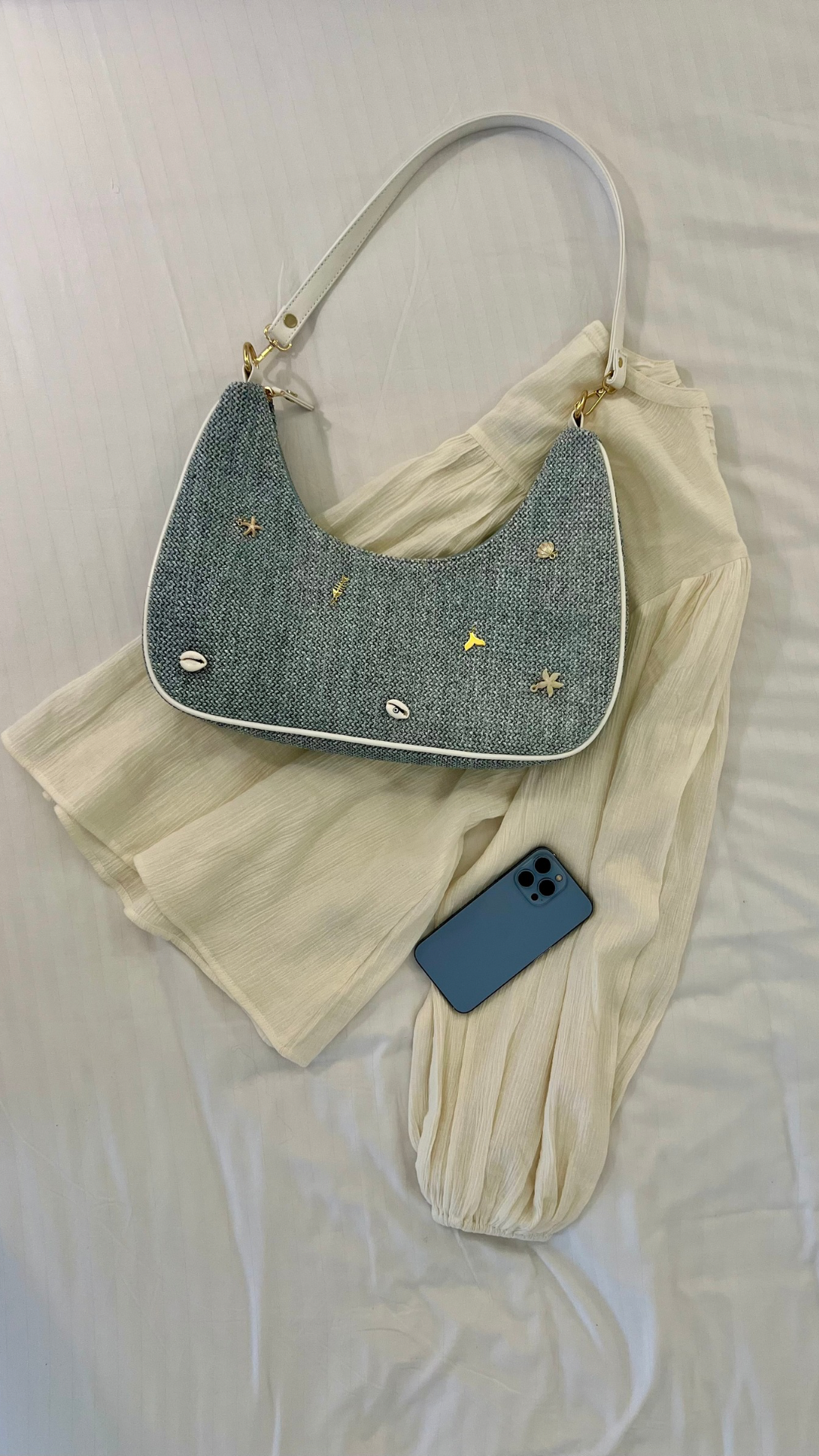 Mermaid’s Haven Bag - baby blue