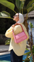 The classic carry bag - powder pink