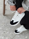 Street Chic Sneakers - White x Black