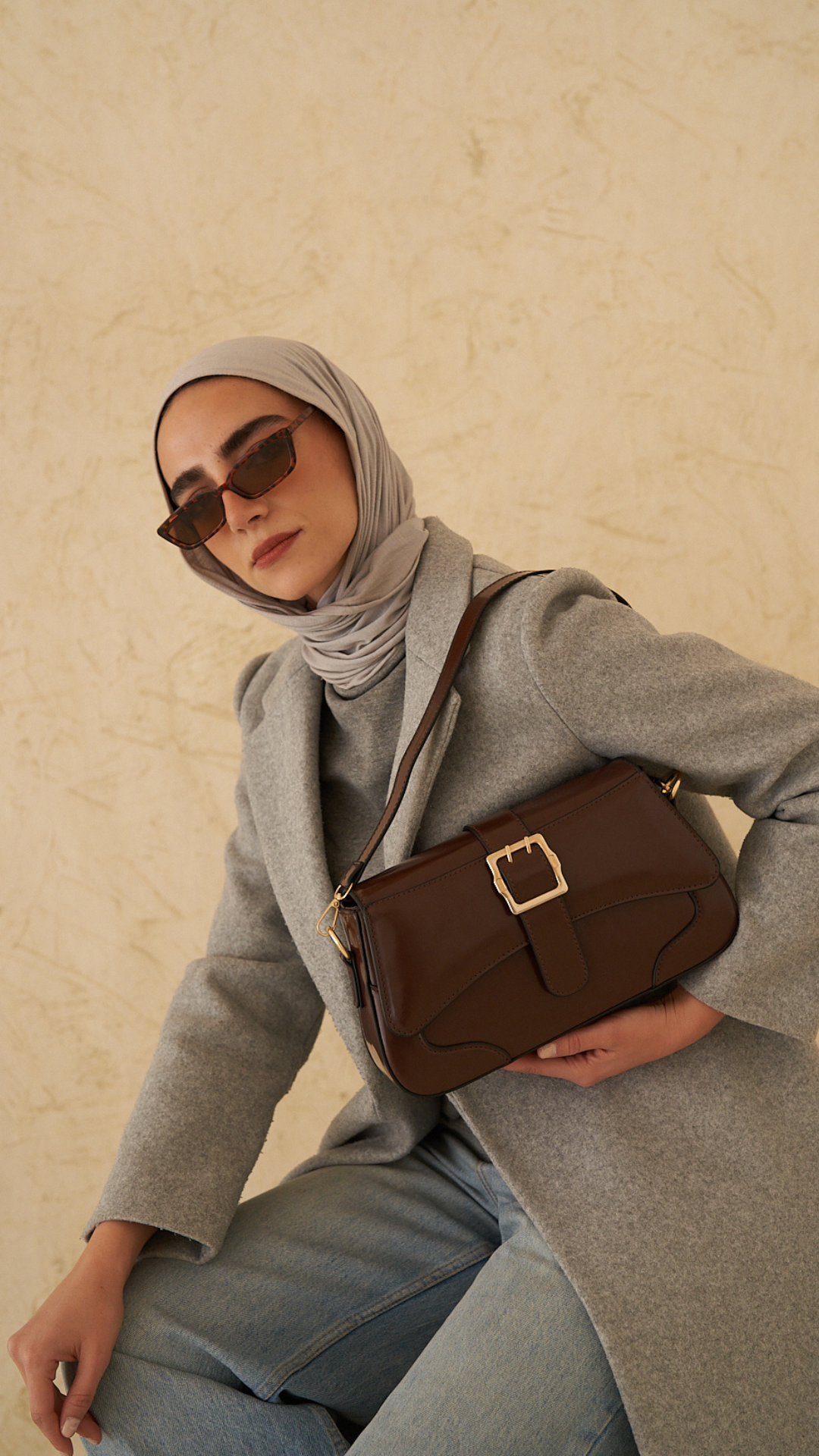 The wanderlust bag - brown