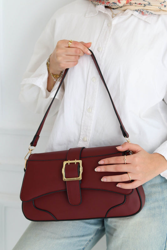 The wanderlust bag - Burgundy