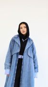 Everyday Denim Coat - blue shade