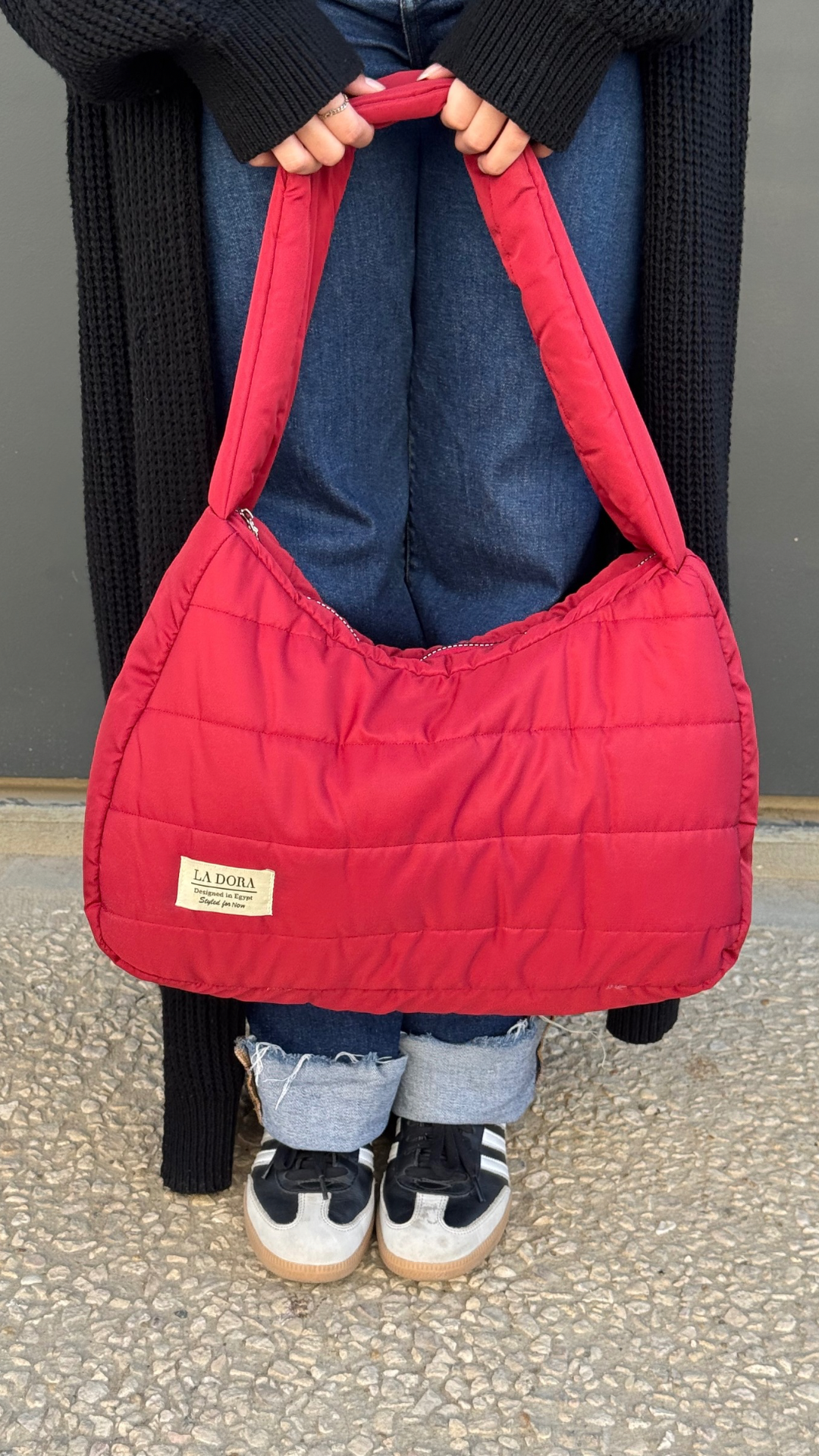 Carry on Bag - Cherry Red