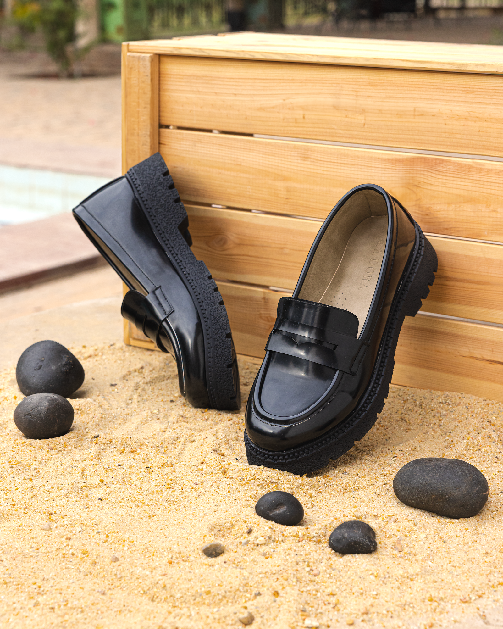 Downtown dream loafers - black