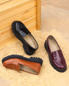 Downtown dream loafers - burgundy