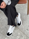 Street Chic Sneakers - White x Black