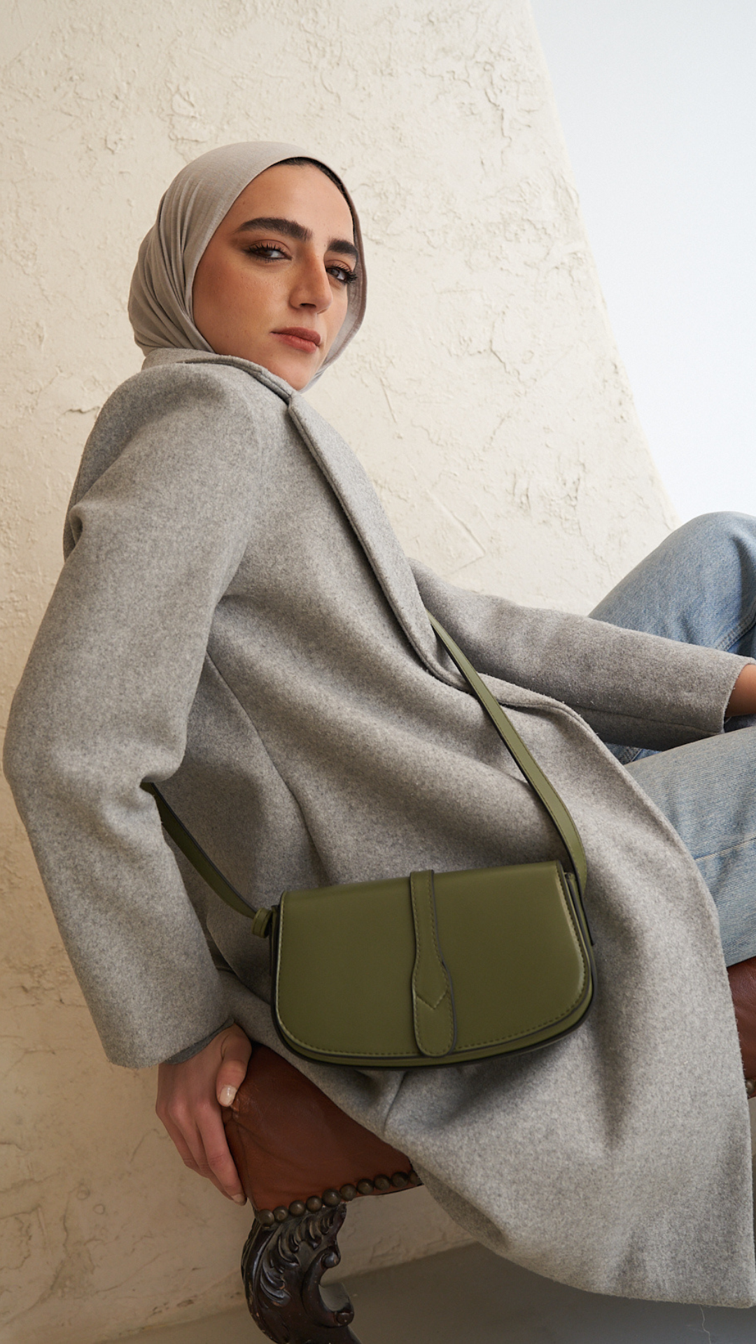 The Minimal crossbody bag - Olive