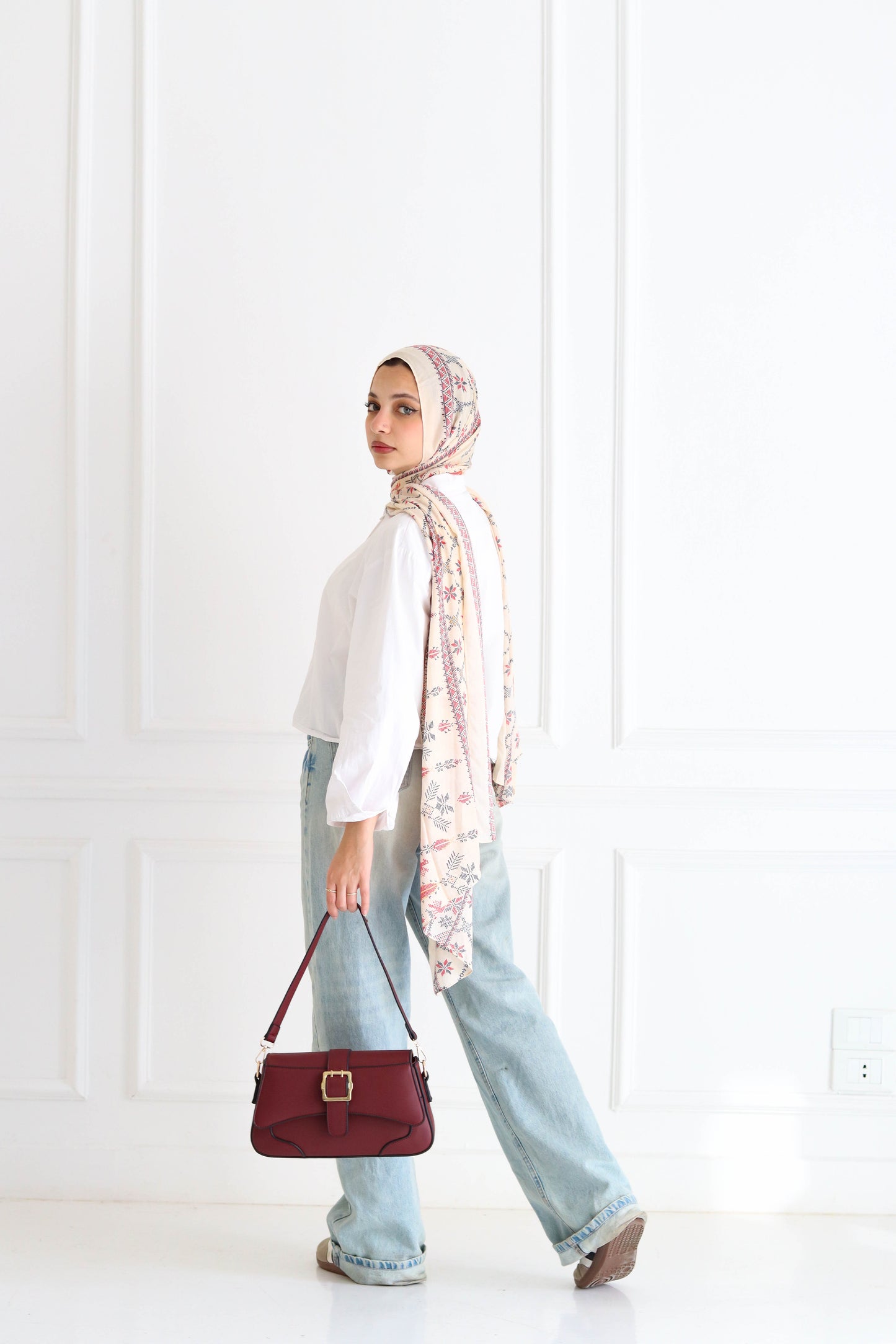 The wanderlust bag - Burgundy