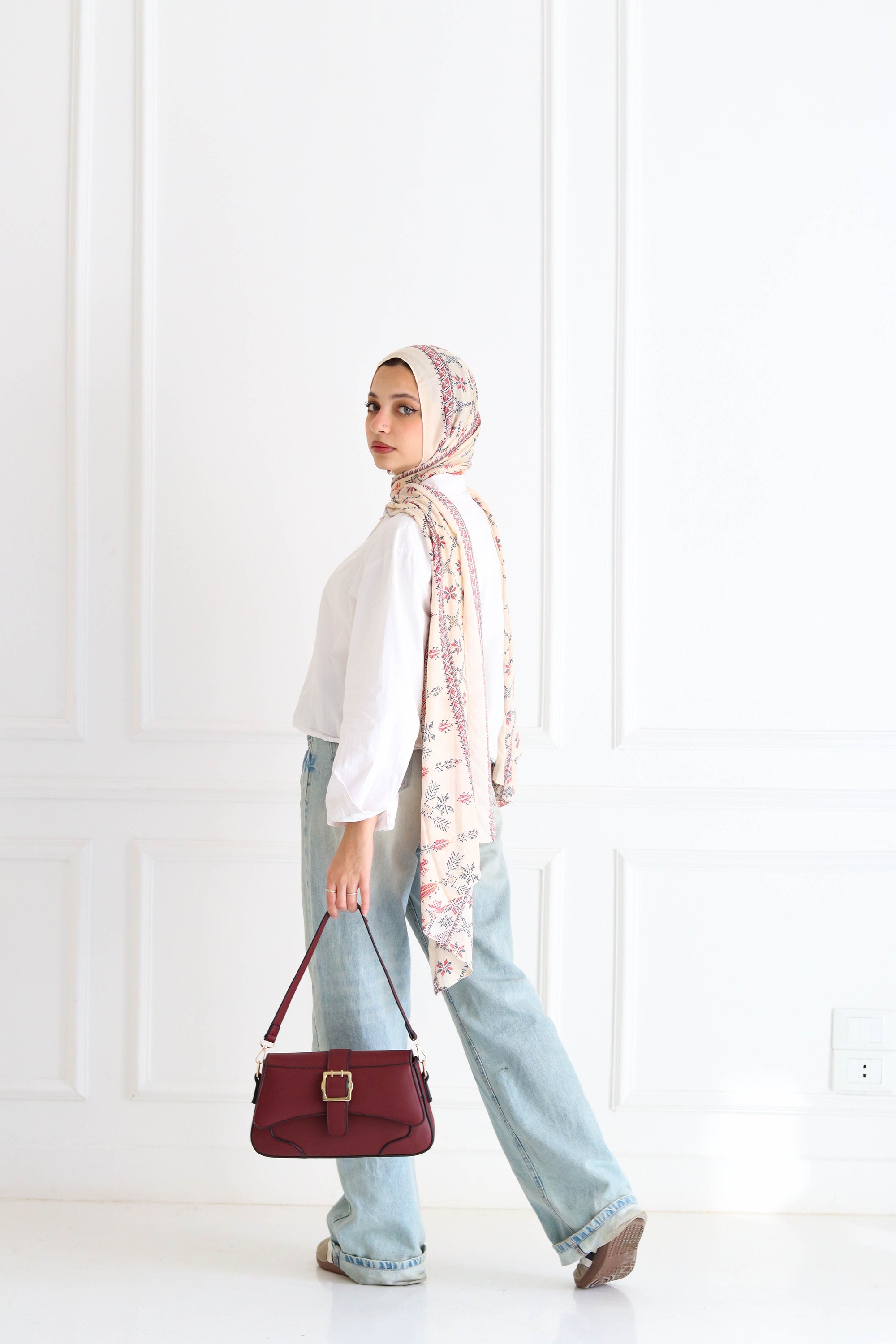 The wanderlust bag - Burgundy