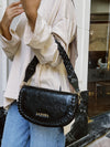 The braided beauty bag - black