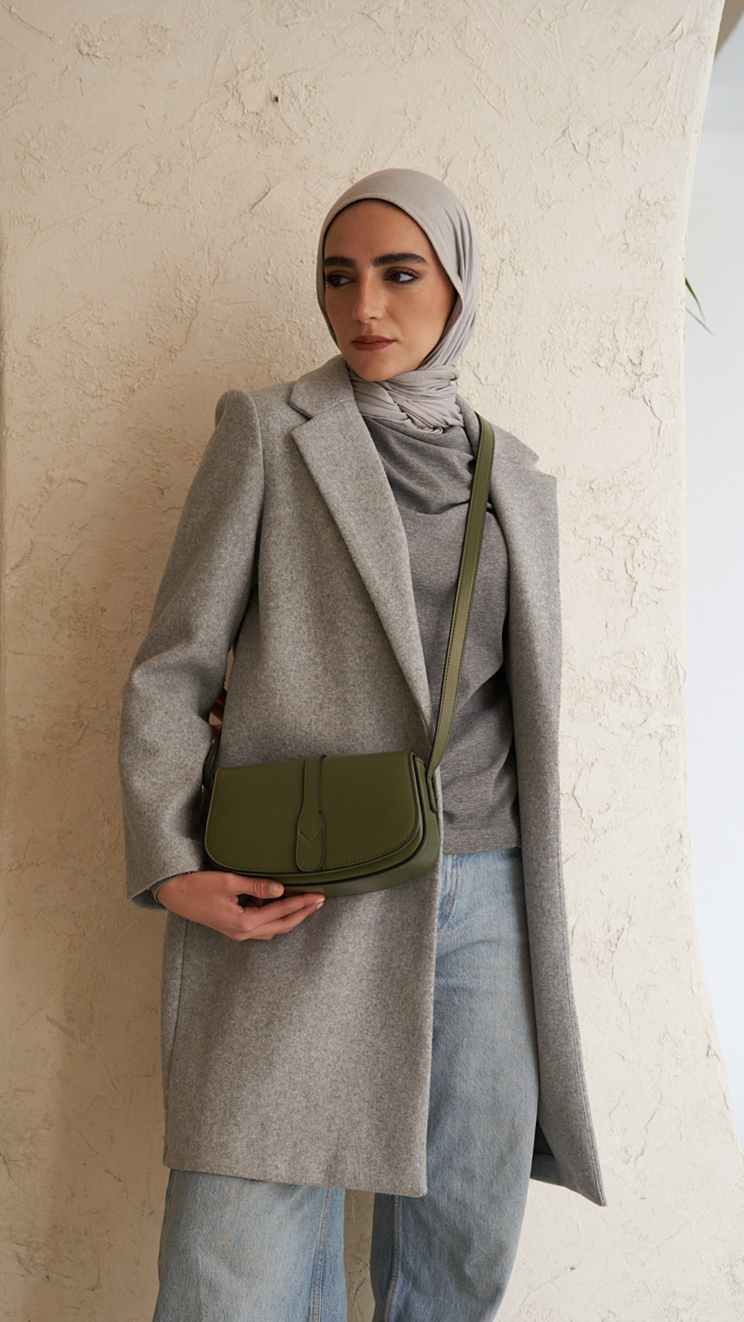 The Minimal crossbody bag - Olive