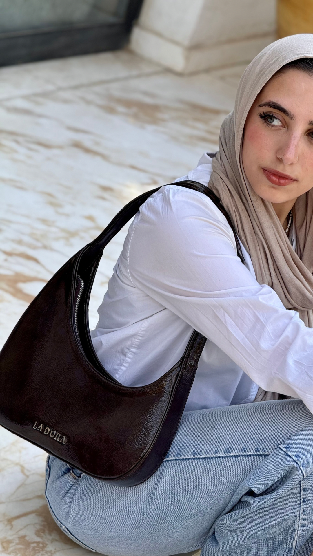 Chic Aura Bag - Dark chocolate