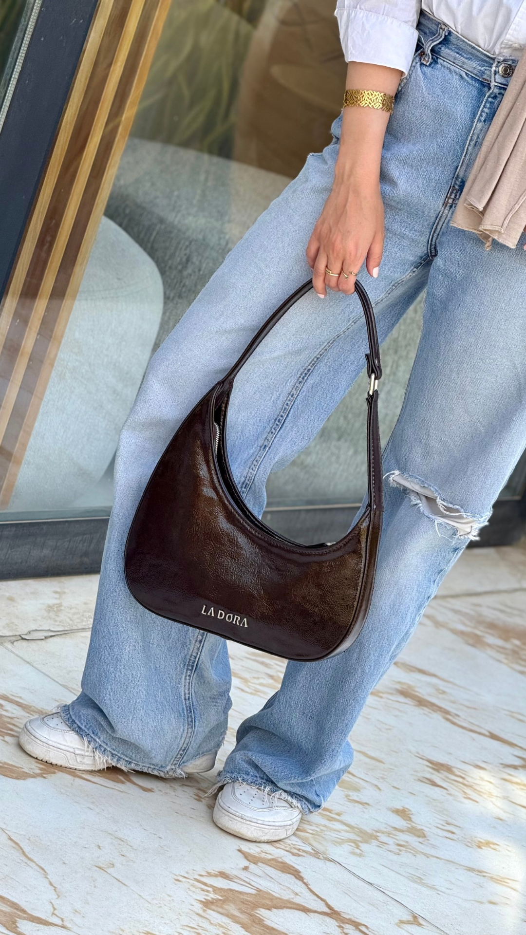 Chic Aura Bag - Dark chocolate