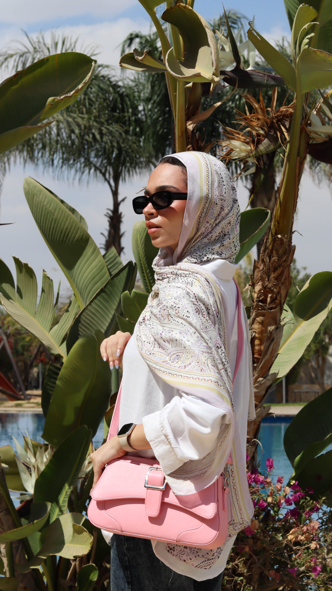 The wanderlust bag - powder pink