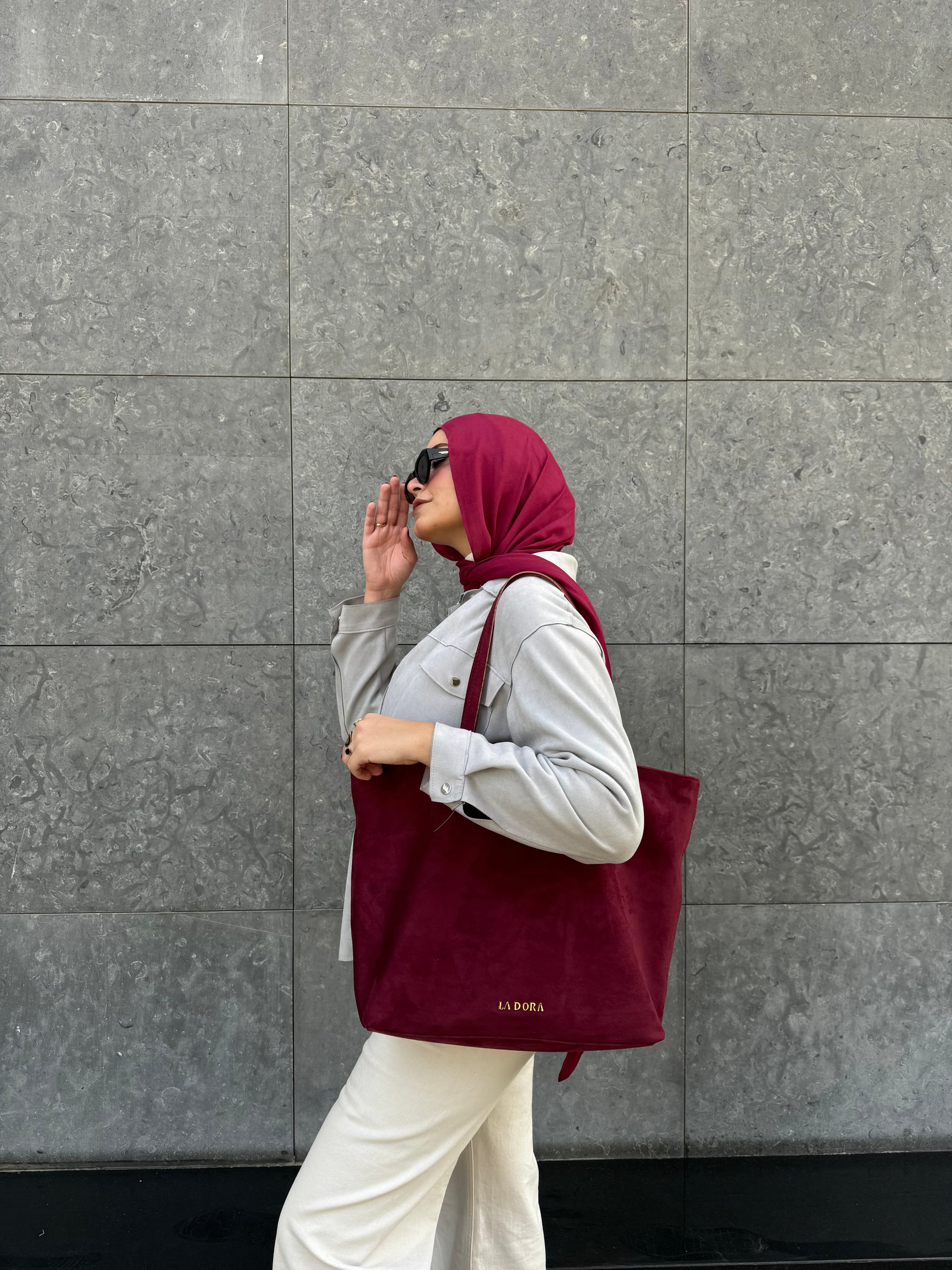 Desert Dream Tote Bag - Burgundy