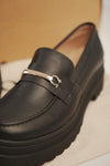 Elegant ease Loafers - black