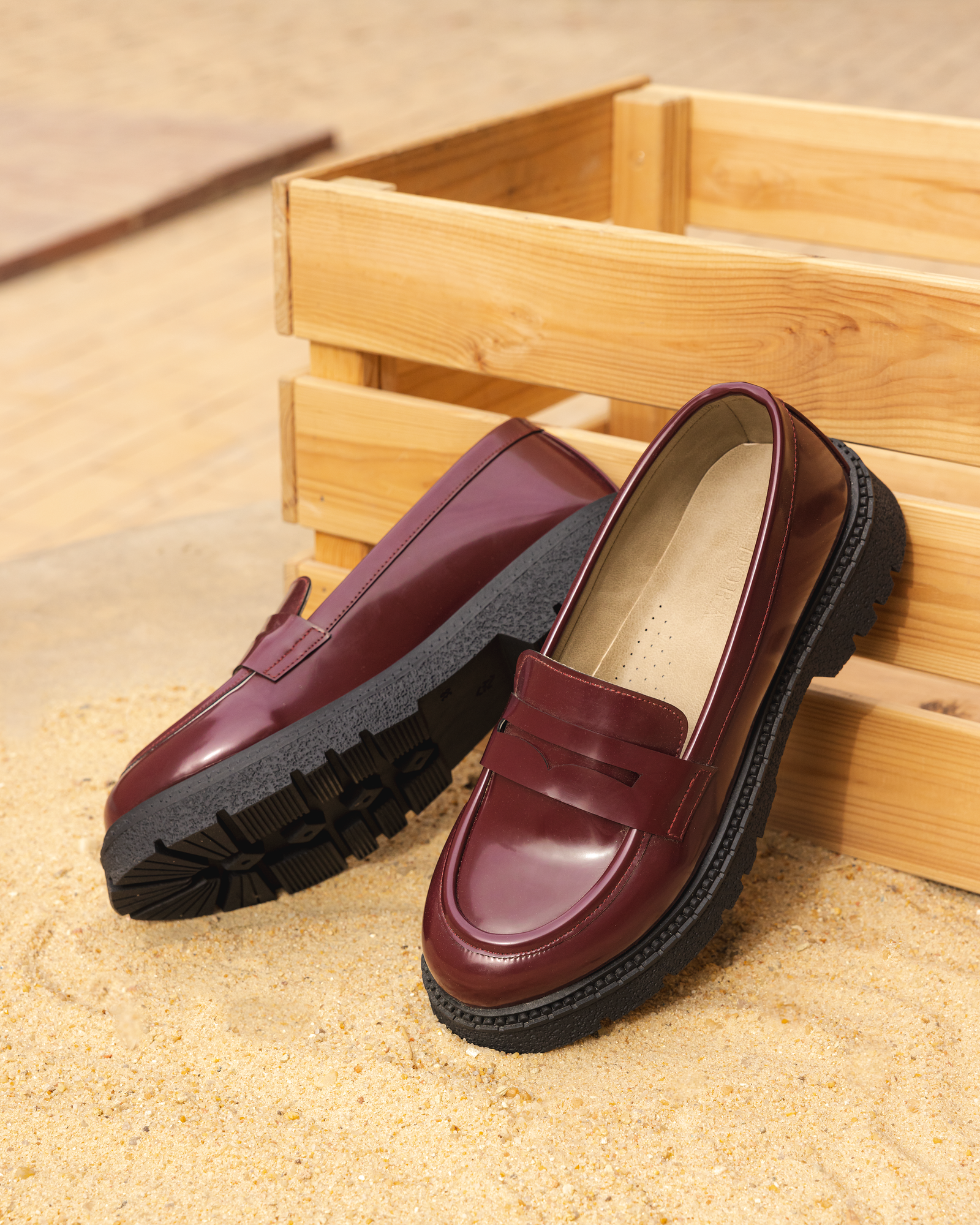 Downtown dream loafers - burgundy