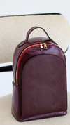 Caromat backpack - burgundy