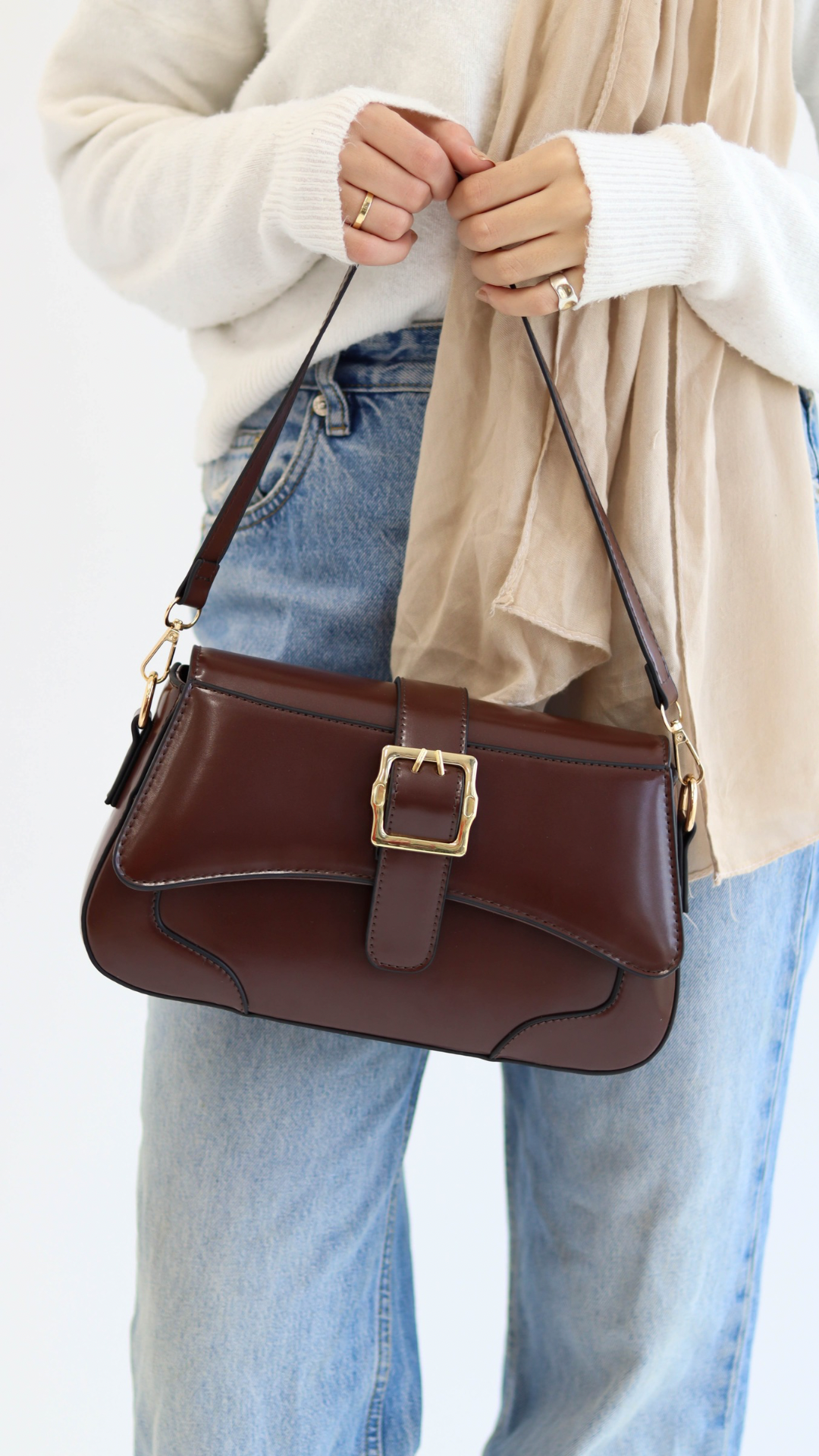 The wanderlust bag - brown