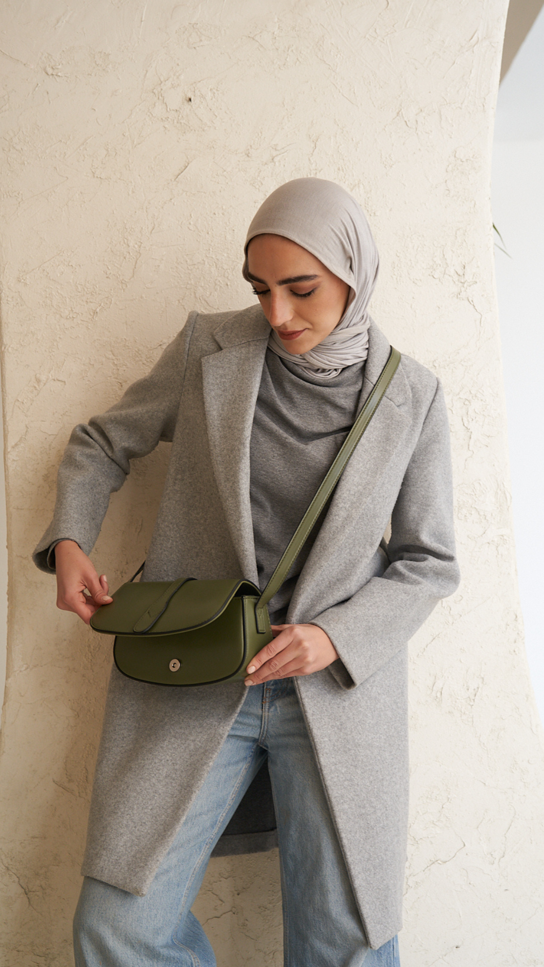 The Minimal crossbody bag - Olive