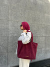 Desert Dream Tote Bag - Burgundy