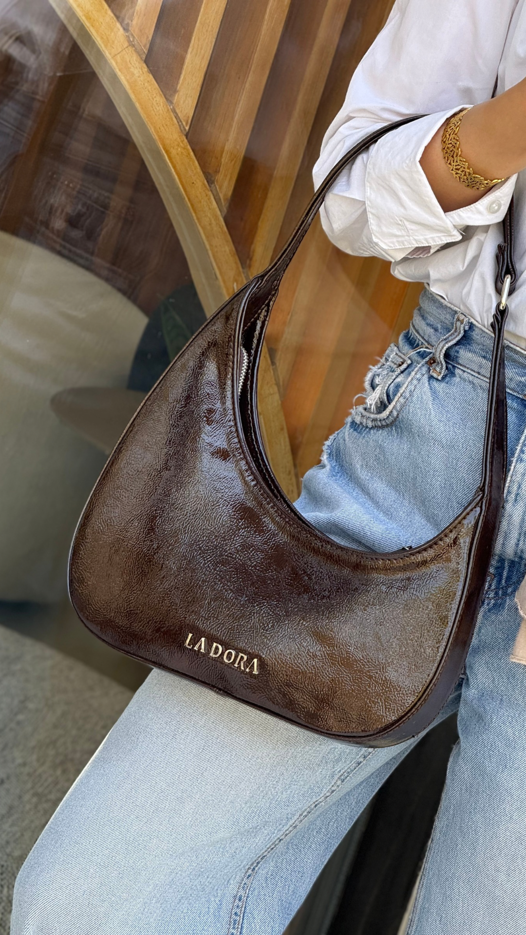 Chic Aura Bag - Dark chocolate