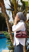 The wanderlust bag - Burgundy