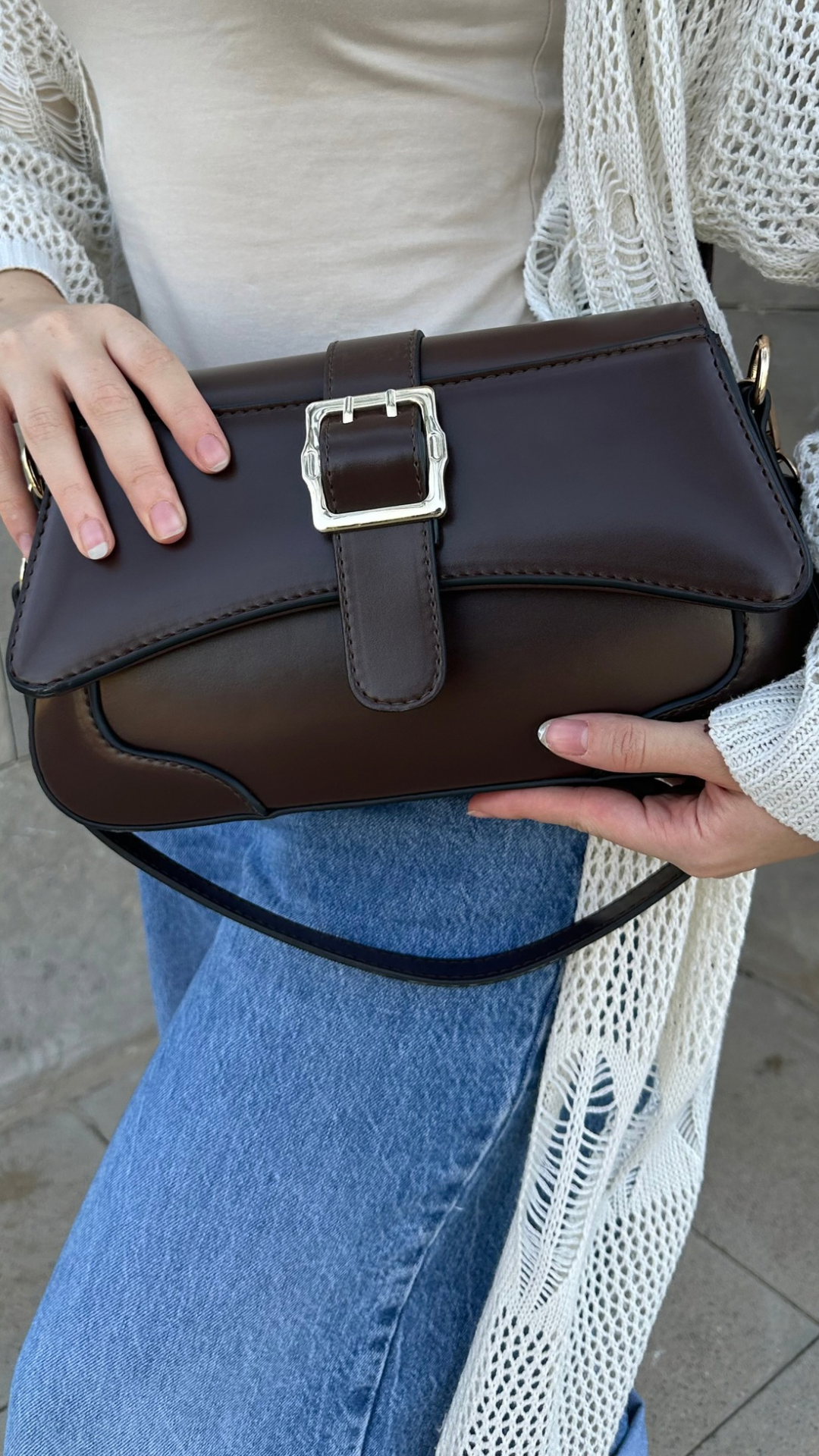 The wanderlust bag - brown