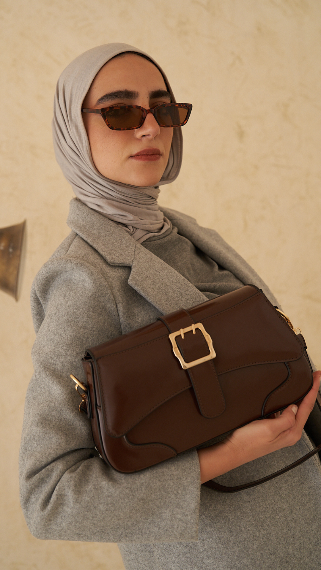 The wanderlust bag - brown