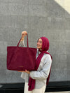 Desert Dream Tote Bag - Burgundy