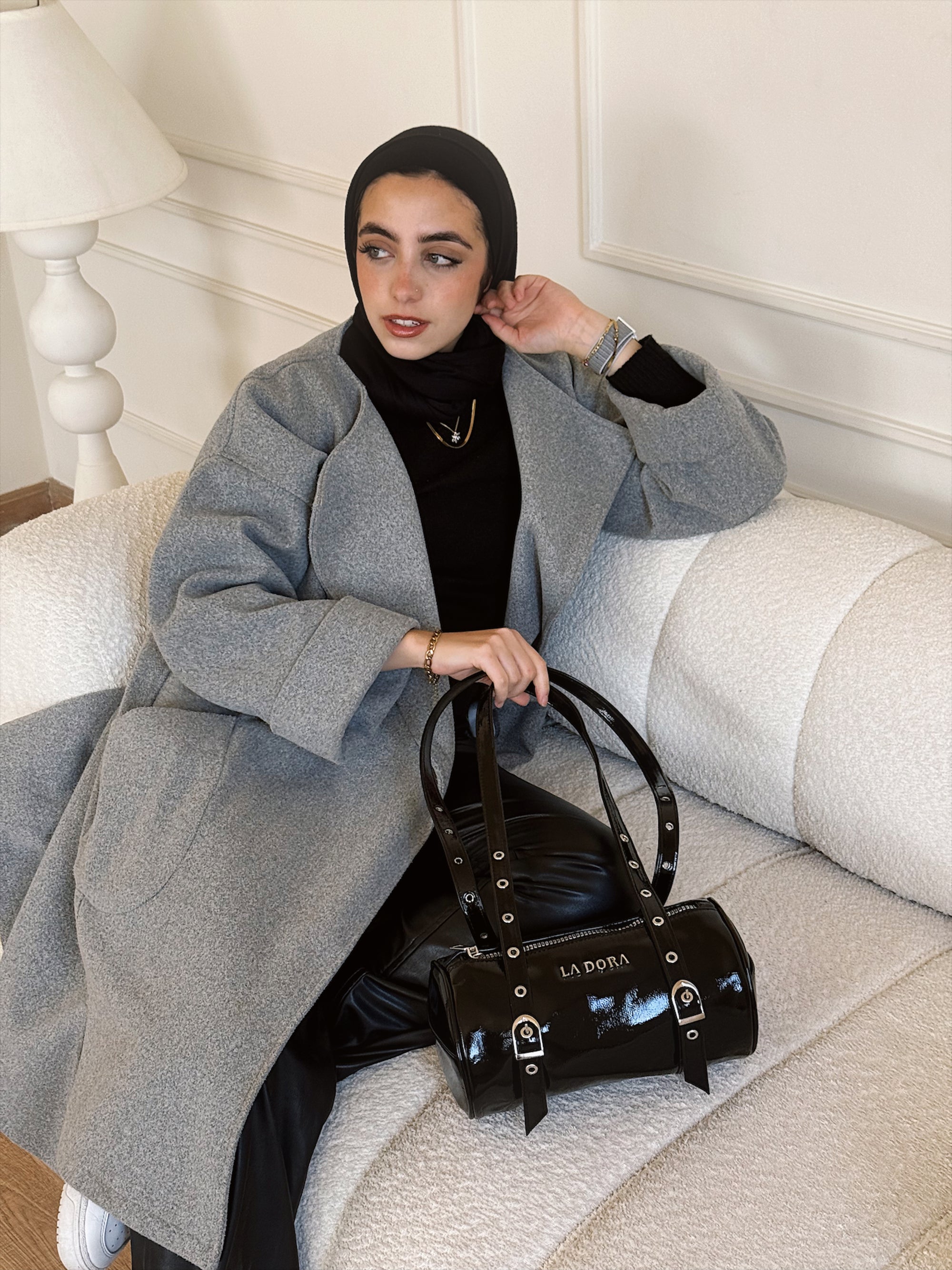 funky flame bag - black