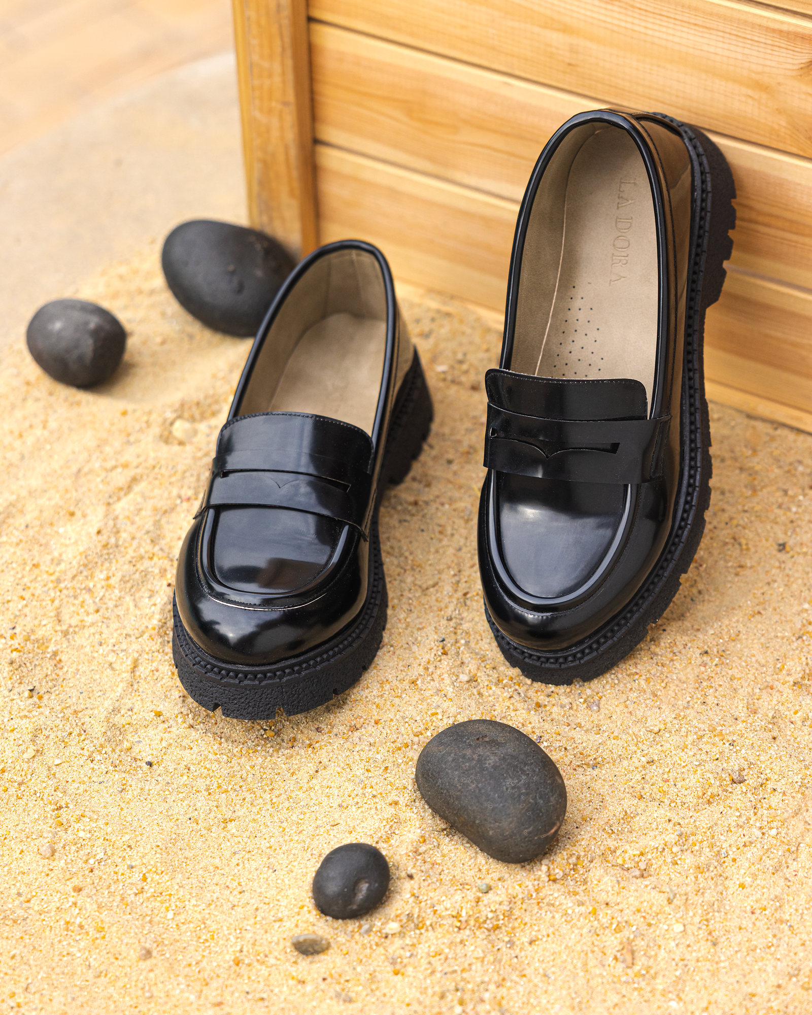 Downtown dream loafers - black
