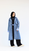 Everyday Denim Coat - blue shade