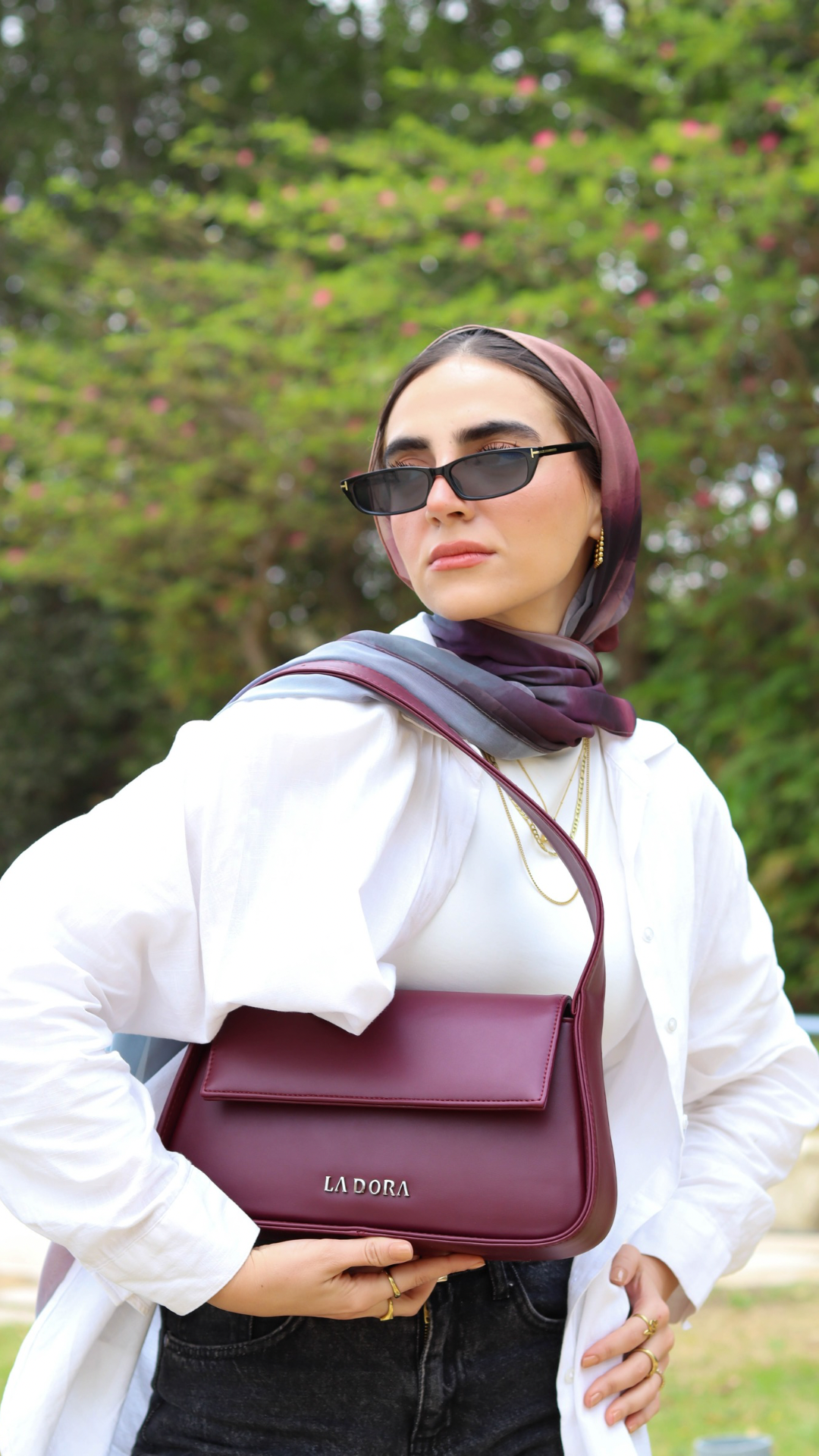 The classic carry bag - burgundy