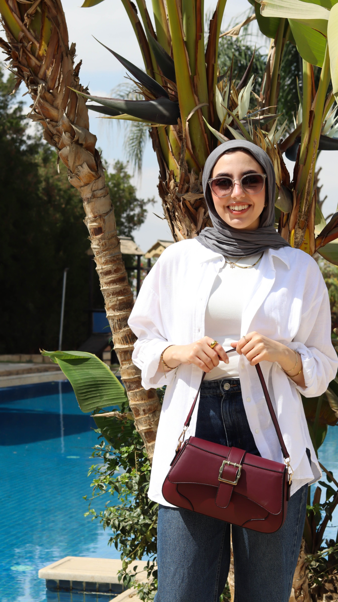 The wanderlust bag - Burgundy