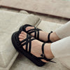 Strappy sandals - black